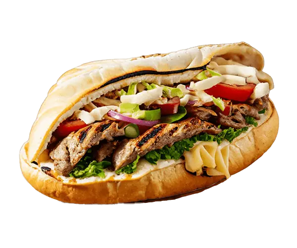 Sandwichs Sandwich Américain du restaurant Babylone Kebab de 50400 Granville
